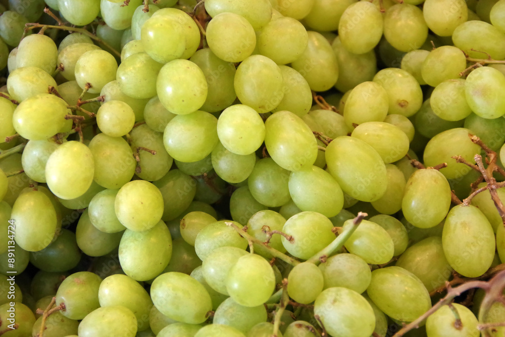 Fresh green grapes Fresh green grapes