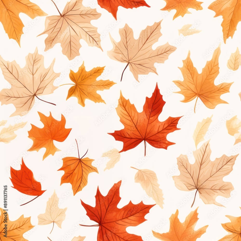 Maple leaf pattern plant tree. Maple leaf pattern plant tree.