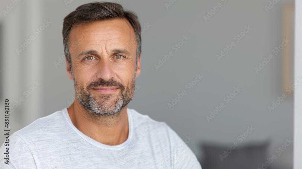 Man wrinkles and fine lines around his eyes. Man wrinkles and fine lines around his eyes.