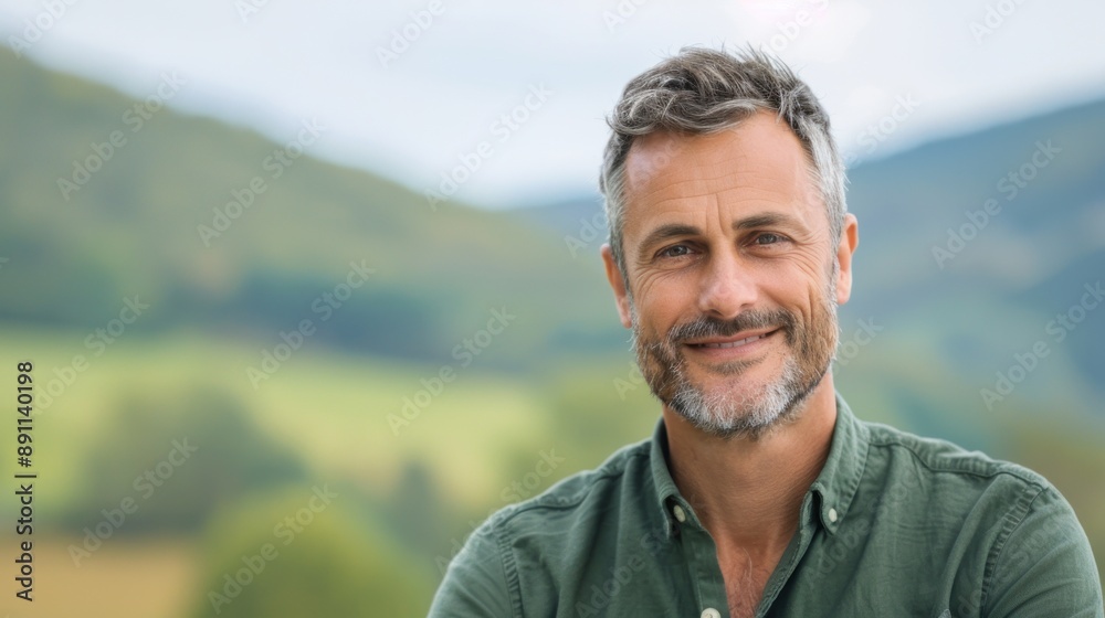 Man wrinkles and fine lines around his eyes. Man wrinkles and fine lines around his eyes.