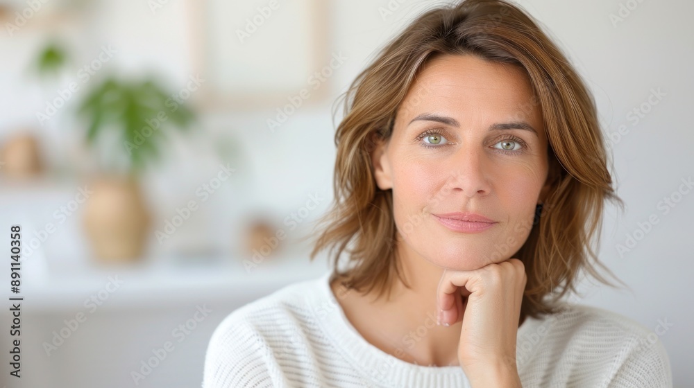 Happy young woman smiling. Happy young woman smiling.