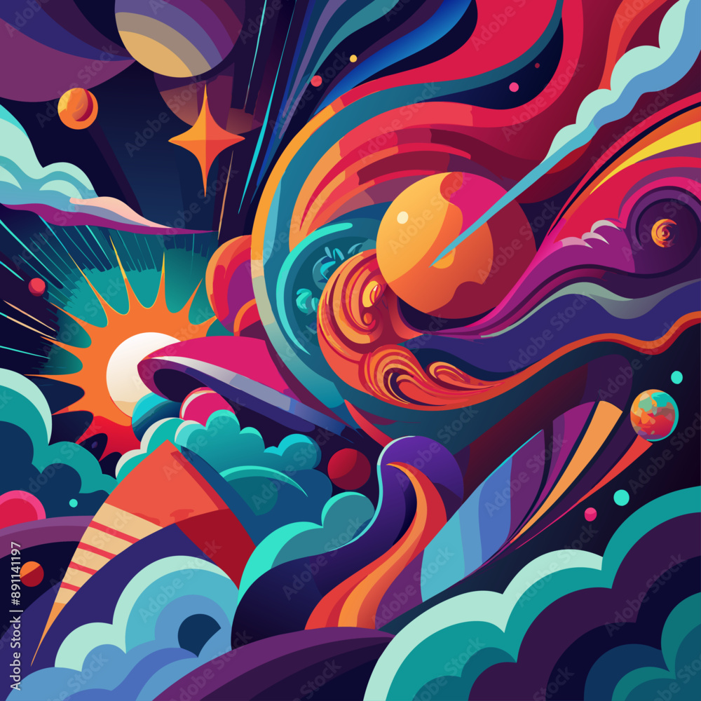 ai generated abstract art backgrounds vibrant and dynamic designs1