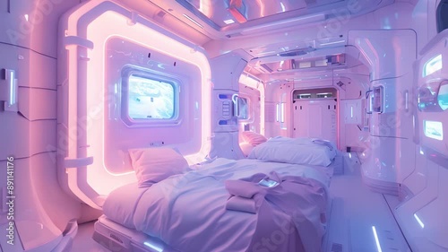 Futuristic Bedroom Interior Design