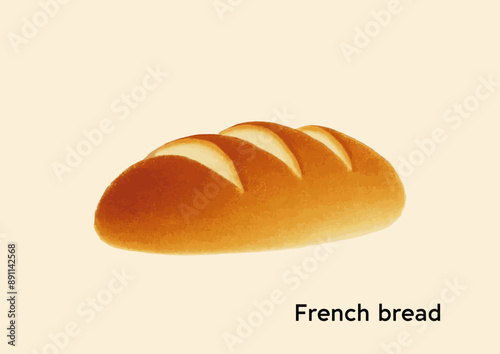 フランスパンのイラスト