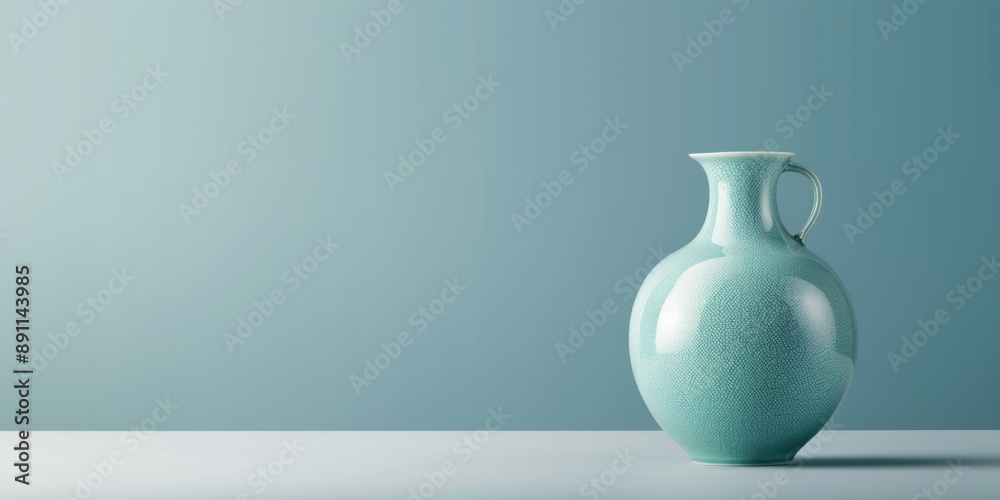 Ice Cracked Craft Porcelain Vase in Song Dynasty in China Ice Cracked Craft Porcelain Vase in Song Dynasty in China