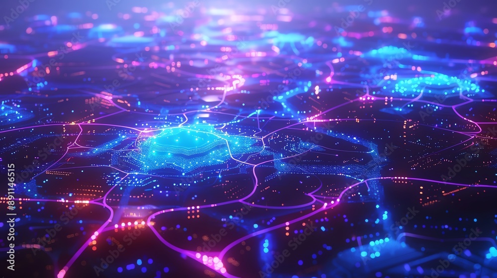 Aerial view of a vast Aerial view of a vast