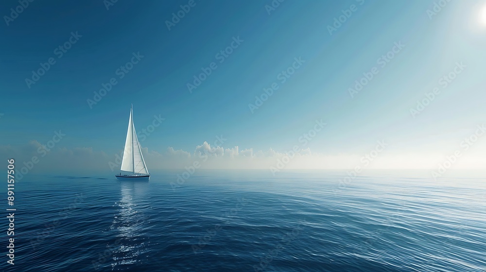 Obraz premium sailboat on the sea