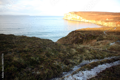 Dunnet head coastal walk - peninsula in Caithness - most northerly point of the mainland of Great Britain - Caithness - Scotland - UK photo