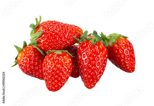 Wallpaper Mural strawberry fruit isolated on white background. Torontodigital.ca