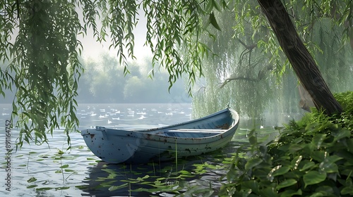 boat on the river
