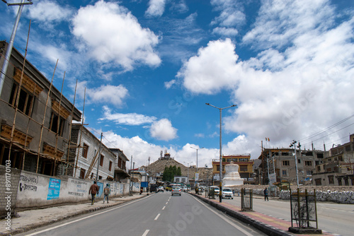 Wallpaper Mural Leh panoramic view. Leh is the capital and largest town of Ladakh union territory in India. Torontodigital.ca