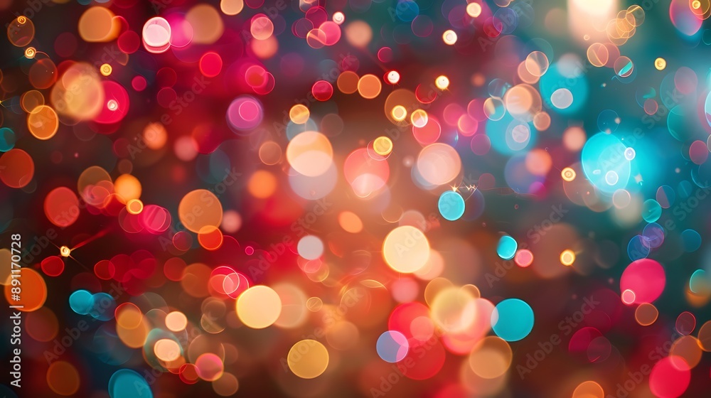 Fototapeta premium Colorful Blurred Lights