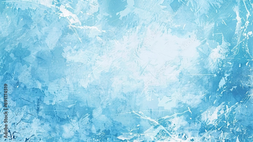 Fototapeta premium Abstract Grunge Decorative Light Blue background