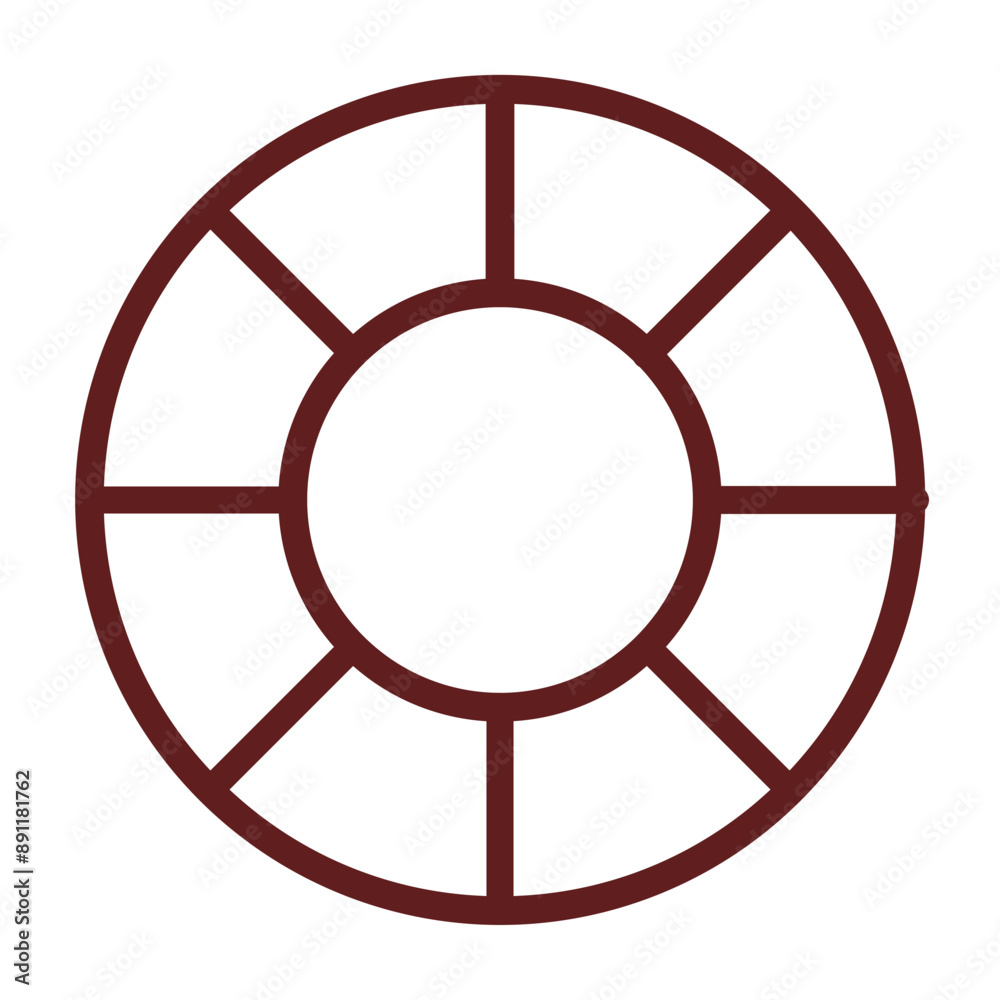 Pool Float Vector Line Maroon Icon Design Pool Float Vector Line Maroon Icon Design