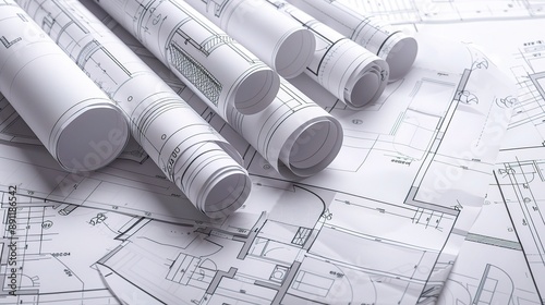 Detailed Technical Project Drawings: Illustrations for Engineering and Design Projects