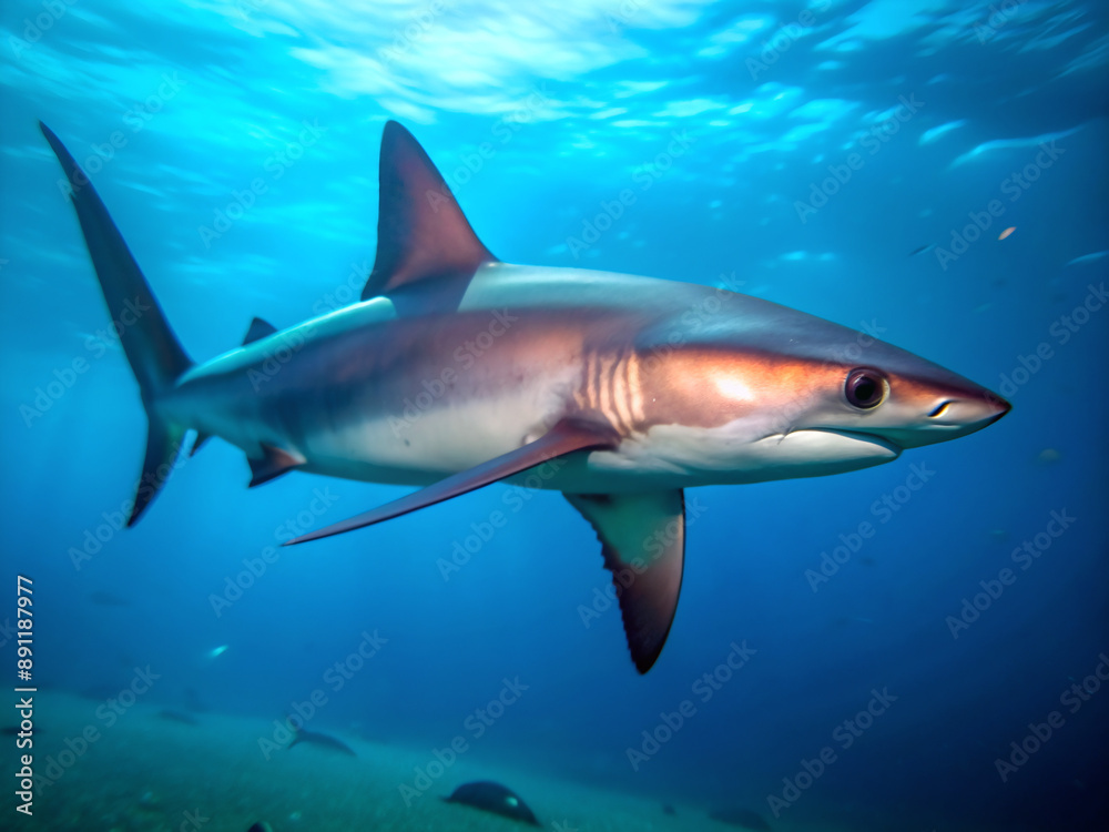 shark in aquarium, sea, ocean, water, reef, blue, animal, marine, grey, predator, caribbean, dolphin, diving, sharks, swimming