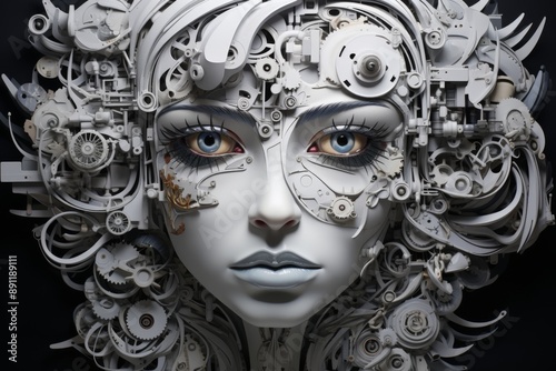 Mechanical Portrait of a Woman