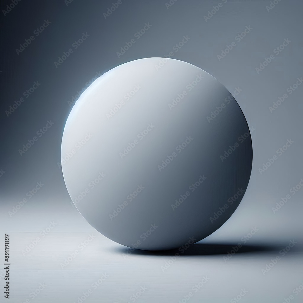 3D sphere with shadow isolated on white background 3D sphere with shadow isolated on white background