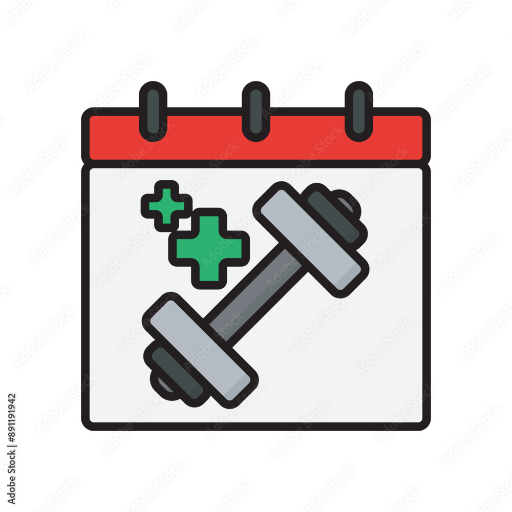 Strength Routine Illustration Strength Routine Illustration