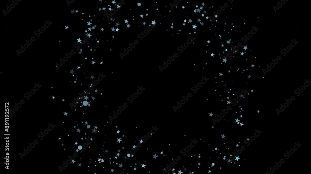Round blue stars and dots abstract background. Seamless looping retro motion design. Video animation Ultra HD 4K 3840x2160 Round blue stars and dots abstract background. Seamless looping retro motion design. Video animation Ultra HD 4K 3840x2160
