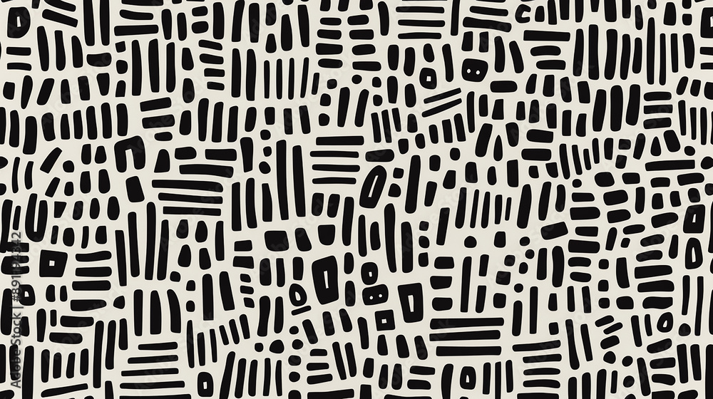 Abstract black and white pattern background. Abstract black and white pattern background.