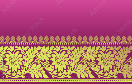 beautiful graphic saree design and this sari design is in Indian style which is for textile fashion industry and it can be used as wallpaper backdrop and website bg this style is originated in india