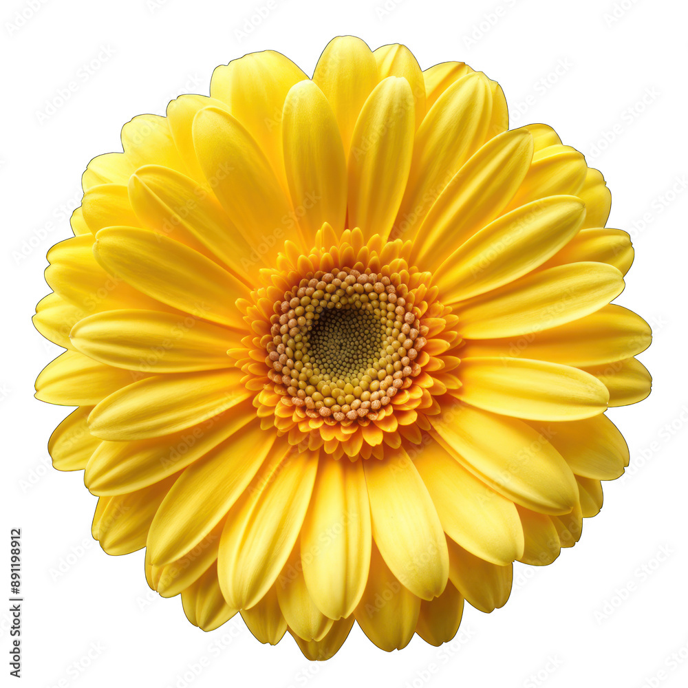 Yellow daisy flower isolated on transparent background Yellow daisy flower isolated on transparent background