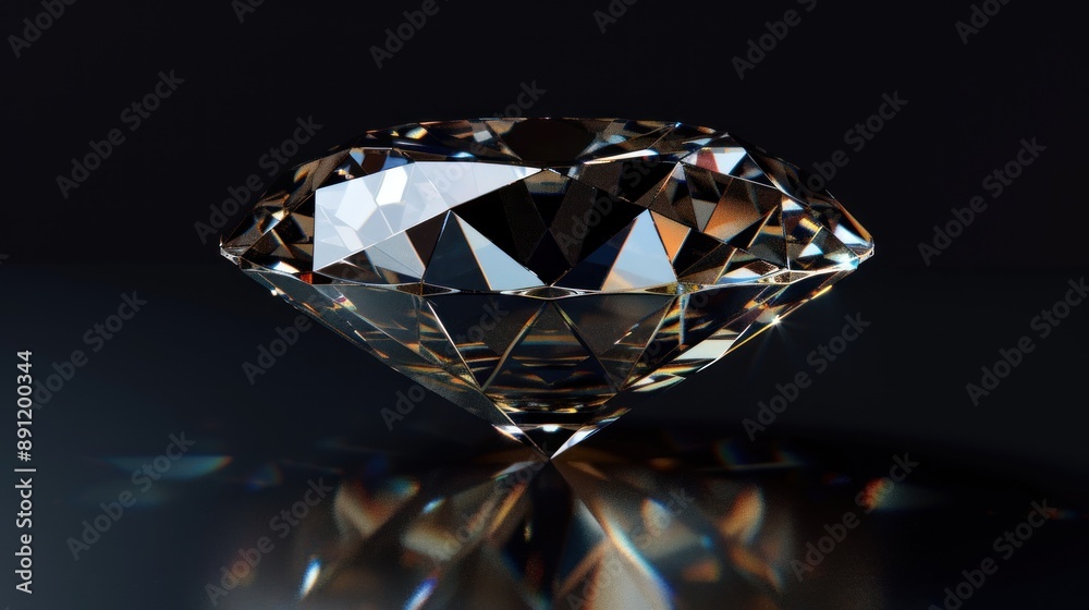 Beautiful diamonds shine on a black background. Beautiful diamonds shine on a black background.