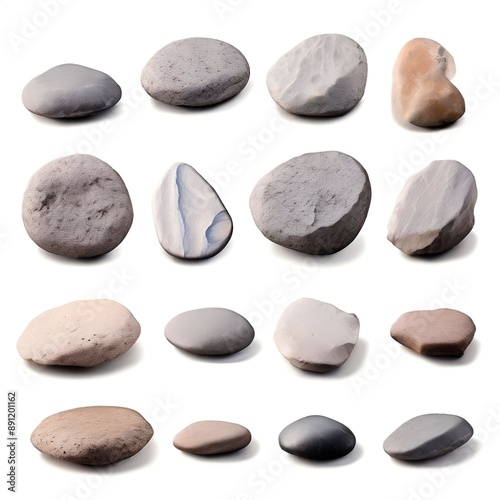 collection-of-water-river-stone-or-spa-stone-with-various-types-and-shapes-isolated-on-background