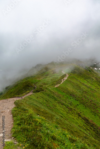 Misty Mountain Trail: Adventurous Hike in the Zillertal photo