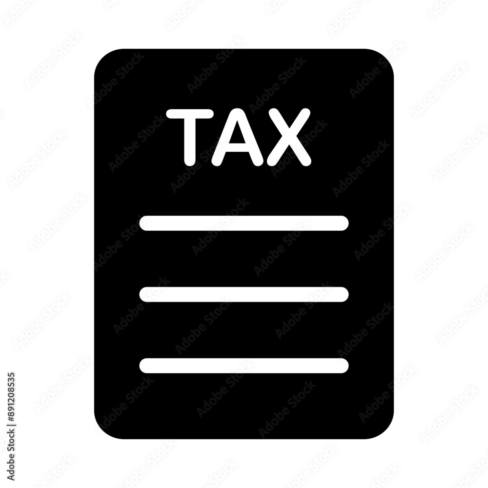 Tax Paid icon template Tax Paid icon template