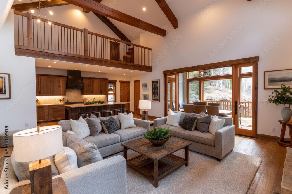 A cozy living room with a structured concept and inviting ambiance seamlessly blends comfort with thoughtful design. A cozy living room with a structured concept and inviting ambiance seamlessly blends comfort with thoughtful design.
