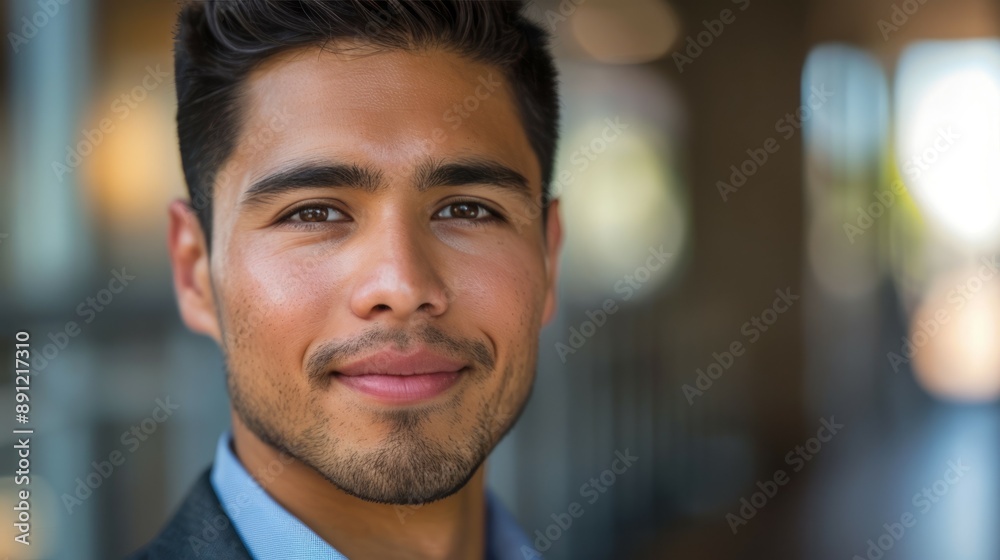 Confident man smiling outdoors. Close-up portrait of a handsome man smiling outdoors, showcasing a friendly and approachable demeanor. Confident man smiling outdoors. Close-up portrait of a handsome man smiling outdoors, showcasing a friendly and approachable demeanor.