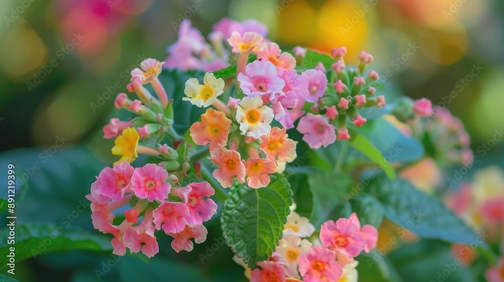 Lantana camara in the summer floral collection Lantana camara in the summer floral collection