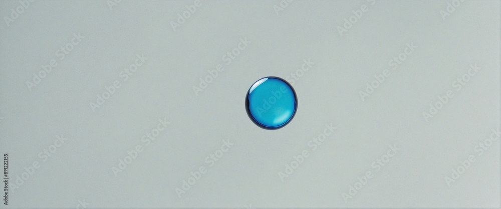 blue bubble on gray background, abstract illustration blue bubble on gray background, abstract illustration