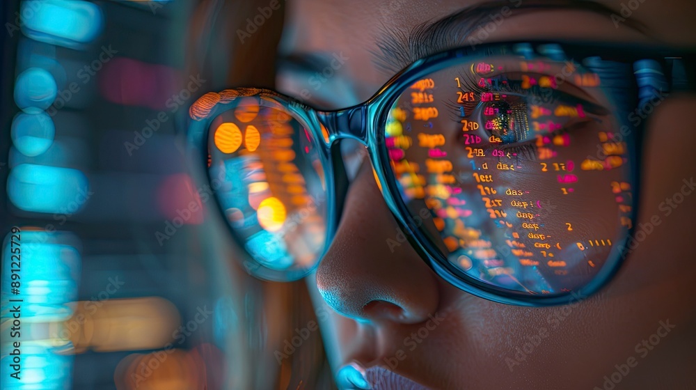 A close-up of a developer's face with reflections of code visible in their glasses, highlighting intense concentration. A close-up of a developer's face with reflections of code visible in their glasses, highlighting intense concentration.