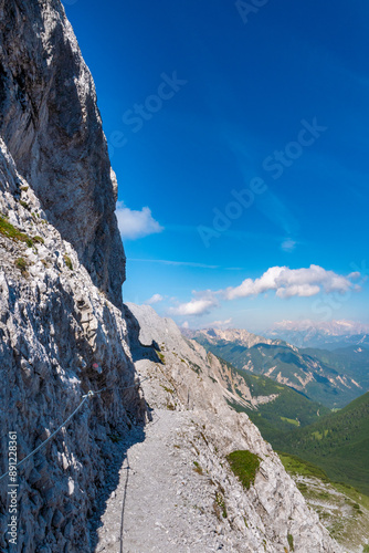 Alpine Serenity: Innsbruck Nordkette Trail with Karwendel Panorama (Austria) photo