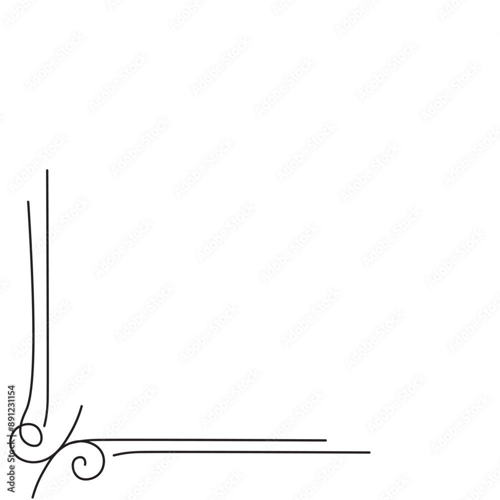 Obraz premium Cute Doodle Corner