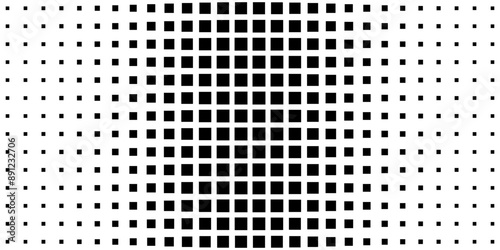 Square Vector Abstract Geometric Background. Halftone Square Pattern