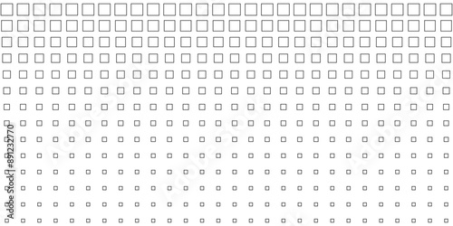 Square Vector Abstract Geometric Background. Halftone Square Pattern