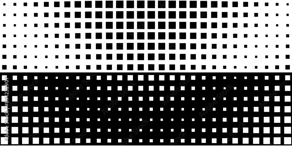 Square Vector Abstract Geometric Background. Halftone Square Pattern Square Vector Abstract Geometric Background. Halftone Square Pattern