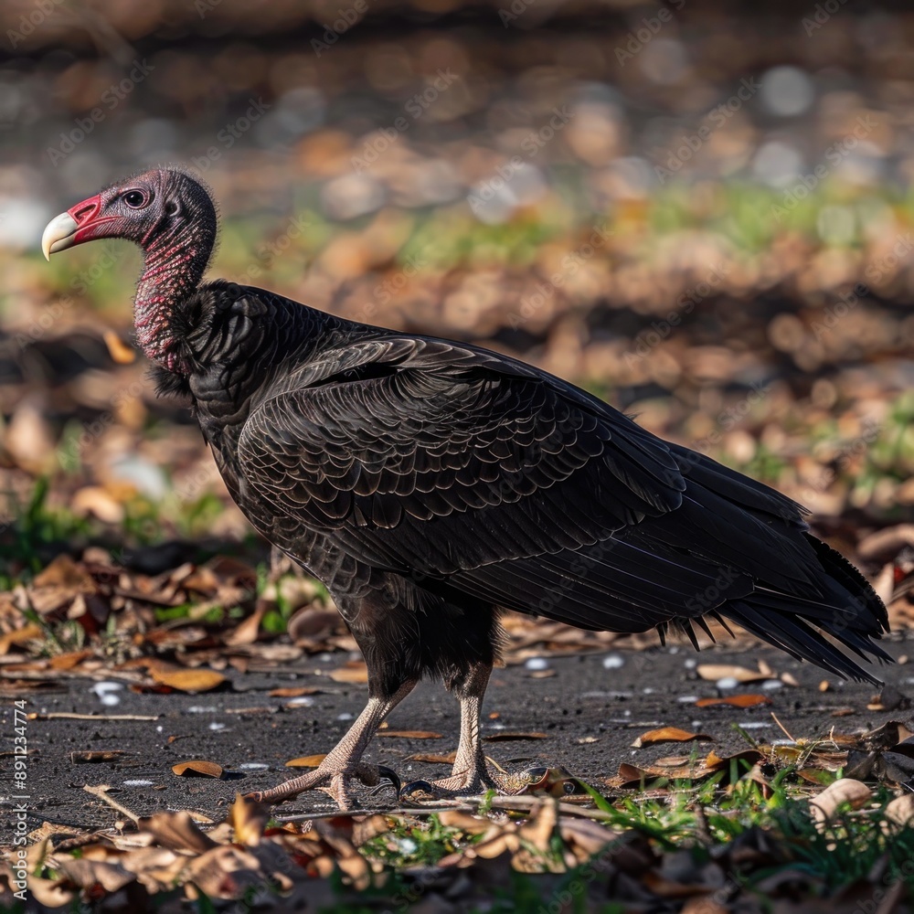 Attractive turkey vulture By Generated AI Attractive turkey vulture By Generated AI