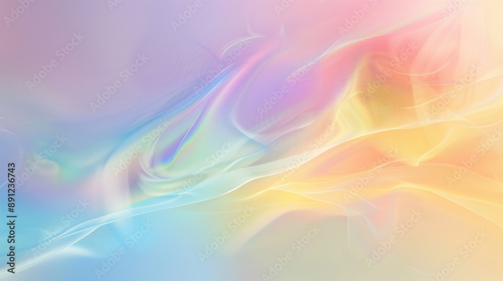 Obraz premium Abstract Pastel Waves