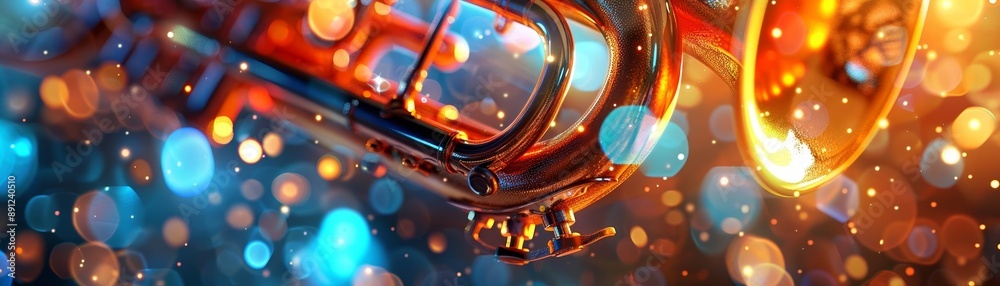Abstract Background with Blurred Lights and Colors Abstract Background with Blurred Lights and Colors