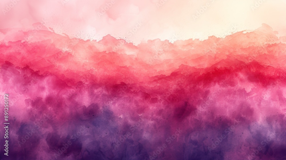 Abstract watercolor background with pink, red and purple hues. Abstract watercolor background with pink, red and purple hues.