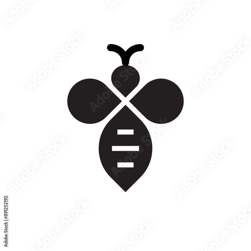 honey bee logo vector eps