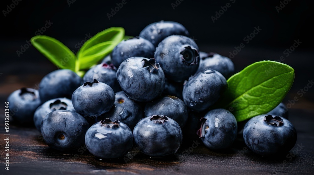 Vibrant fresh blueberries with green leaves isolated on a white background, perfect for food or healthrelated designs. Vibrant fresh blueberries with green leaves isolated on a white background, perfect for food or healthrelated designs.