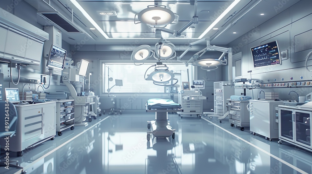 Sterile Modern Surgical Operating Room Sterile Modern Surgical Operating Room
