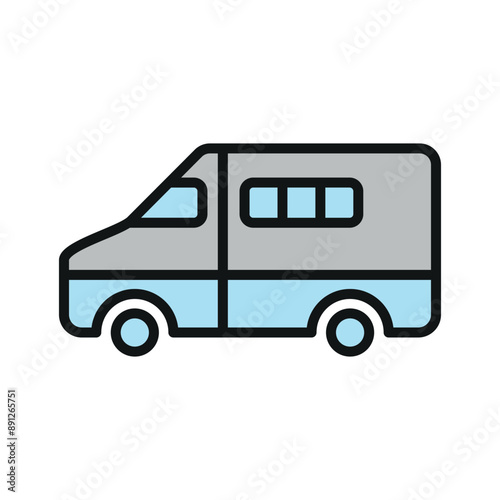 Van icon vector design templates simple and modern