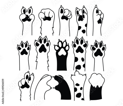 Doodle dogs cute, paws